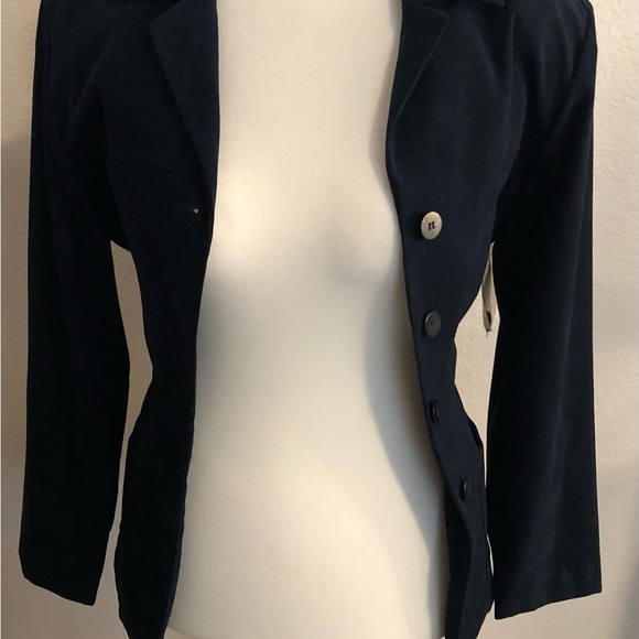 NWT Sz 6 Navy Worthington Blazer/Jacket - Picture 2 of 9